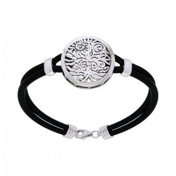 Natures Finest ~ Tree of Life Leather Cord Bracelet TBL197 - Jewelry